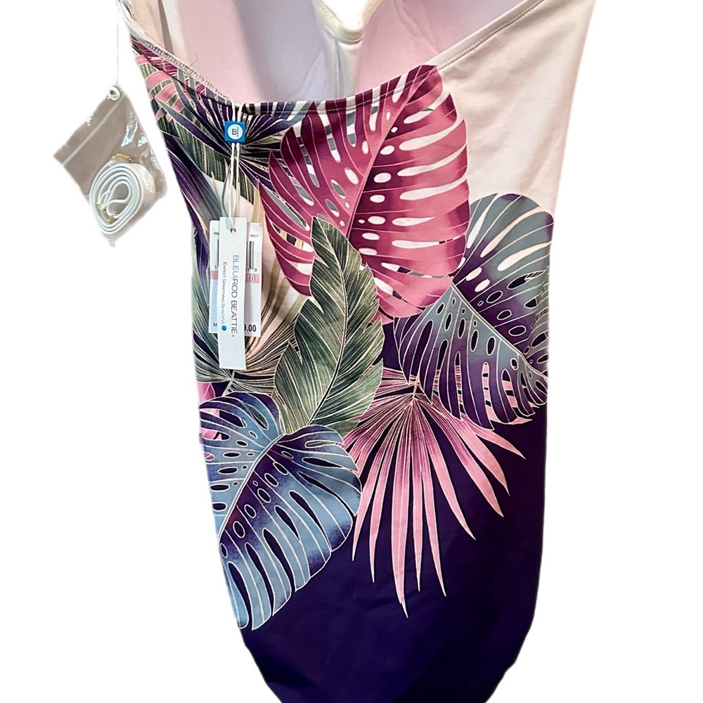 NWT Bleu by Rod Beattie
It's A Breeze Bandeau One-Piece Swimsuit size 10 - Picture 5 of 8